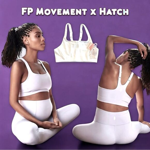 Free People Movement X Hatch Never Better Square Neck Maternity Bra - Picture 12 of 15
